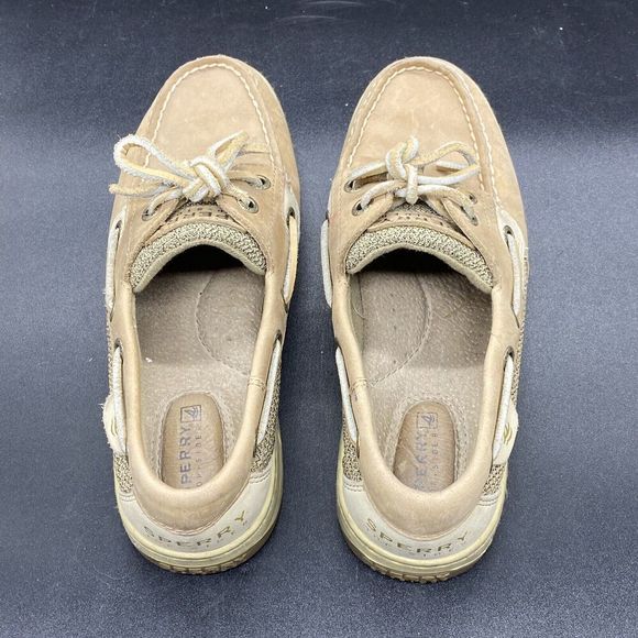 Sperry Top-Sider Ladies Brown Light Leather Boat Shoes #9276619 Women’s 6M EUC - Picture 5 of 6
